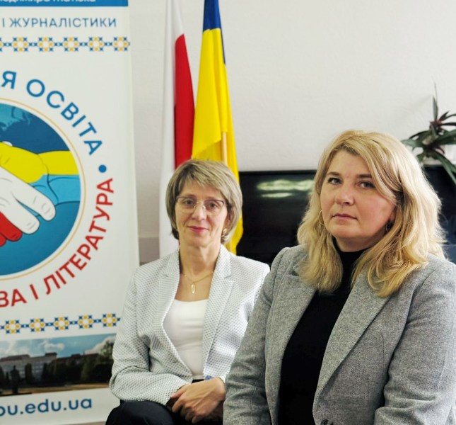 Декан факультету філології і журналістики Бачинська Г. В. та заступник декана з навчальної роботи Вербовецька О. С.